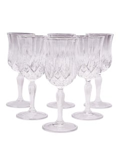 RCR 6-Piece Opera Goblet Set Clear 230ml  - Image 1
