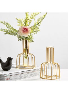 Generic Flower Vase Gold 10x15.5cm  - Image 3