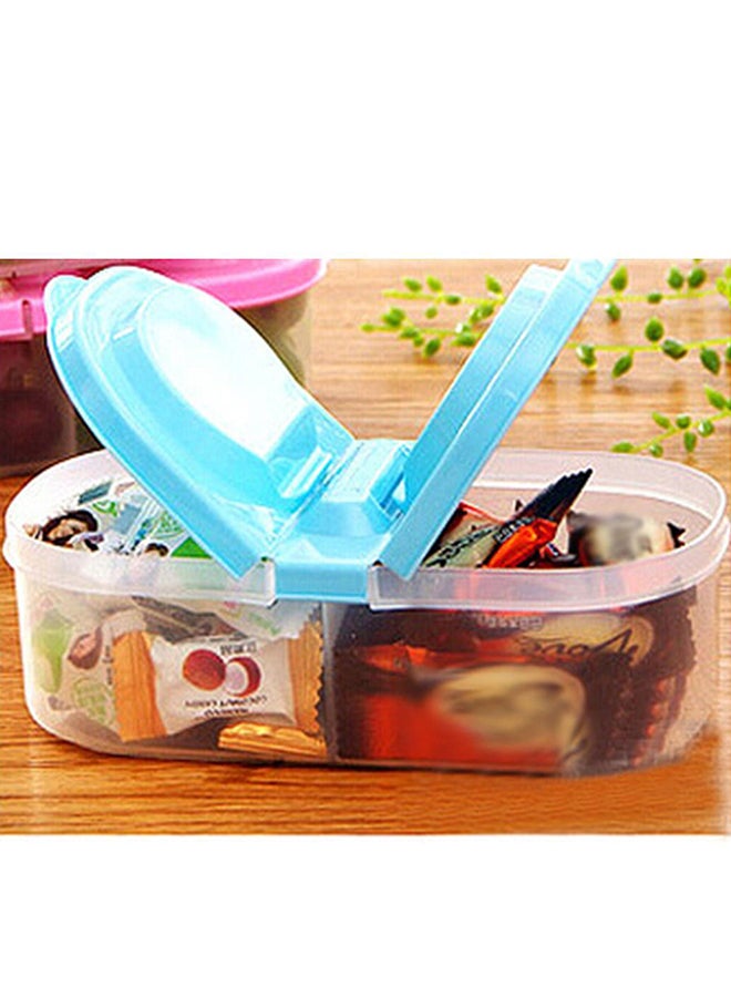 Generic - Food Storage Box Case Blue/Clear 17x6x10cm - Image 1