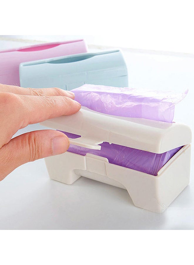 Plastic Garbage Bag Dispenser Beige 12x5x6cm  - Image 2