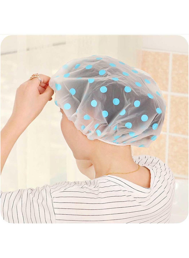 قبعة استحمام  سميكة بطبعة مضادة للماء متعدد الألوان 23x2x16سم - Image 2