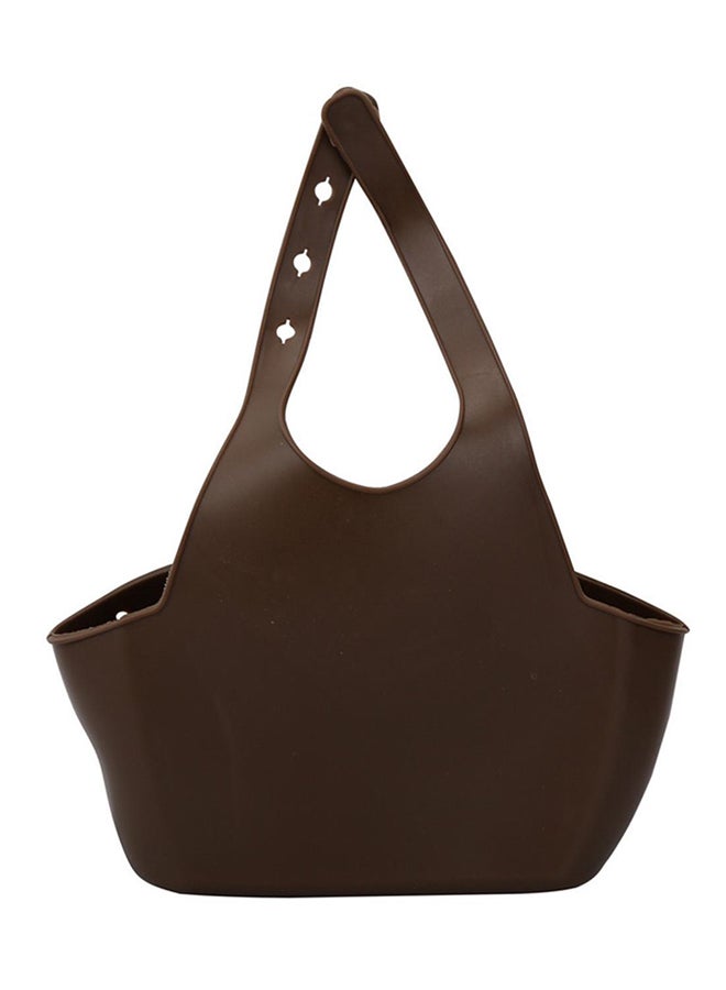 Generic Sink Hanging Sponge Bag Holder Brown 17x4x13cm  - Image 2