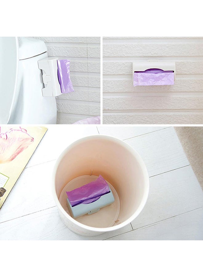 Plastic Garbage Bag Dispenser Beige 12x5x6cm  - Image 3