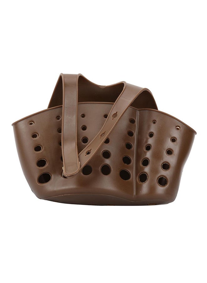 Generic Sink Hanging Sponge Bag Holder Brown 17x4x13cm  - Image 3