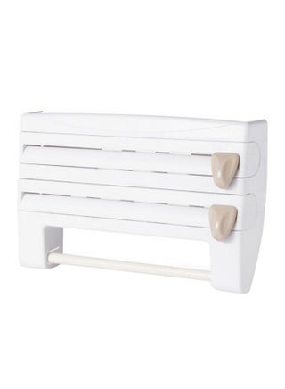 2 Layers Multifunctional Kitchen Storage Rack White 39x10x24cm - v1558862490/N26214956A_1