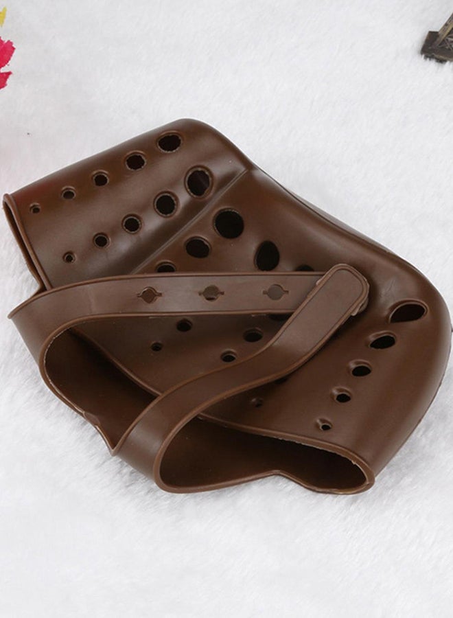 Generic Sink Hanging Sponge Bag Holder Brown 17x4x13cm  - Image 4