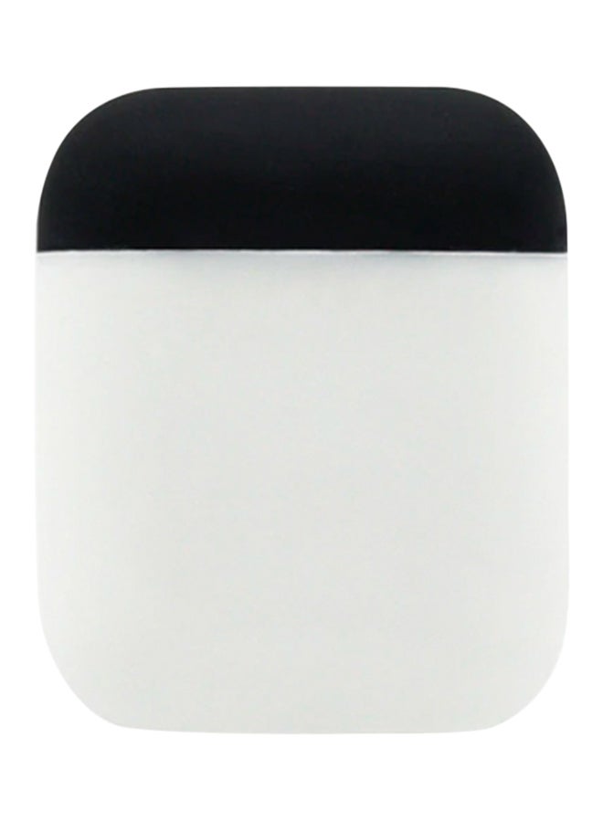 جيرتونغ غطاء حماية مقاوم للصدمات من السيليكون لأجهزة أبل آير بود أسود/ أبيض