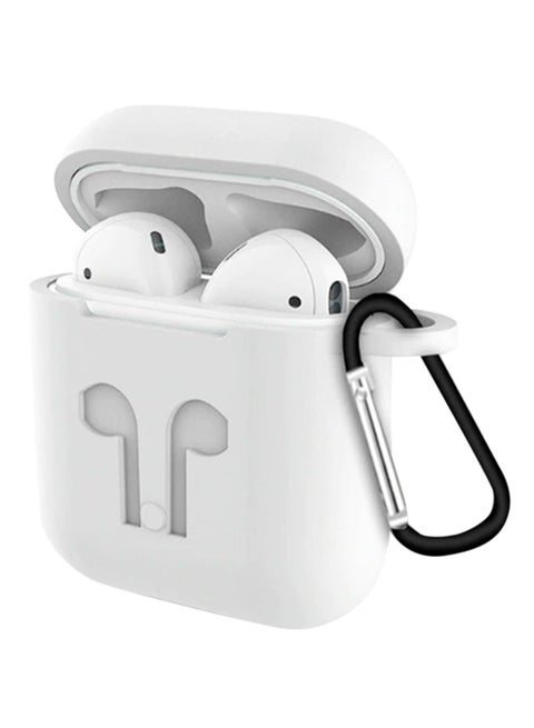 Shockproof Soft Silicone Protective Case Cover For Apple AirPods Accessories White