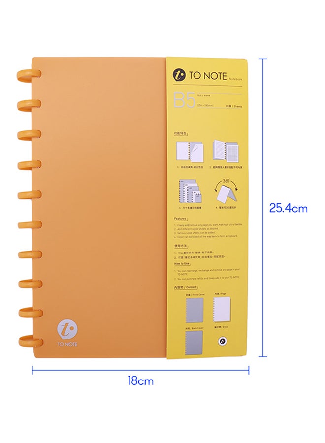 Kw-trio B5 Refillable Hardcover Writing Journal Notebook  - Image 2