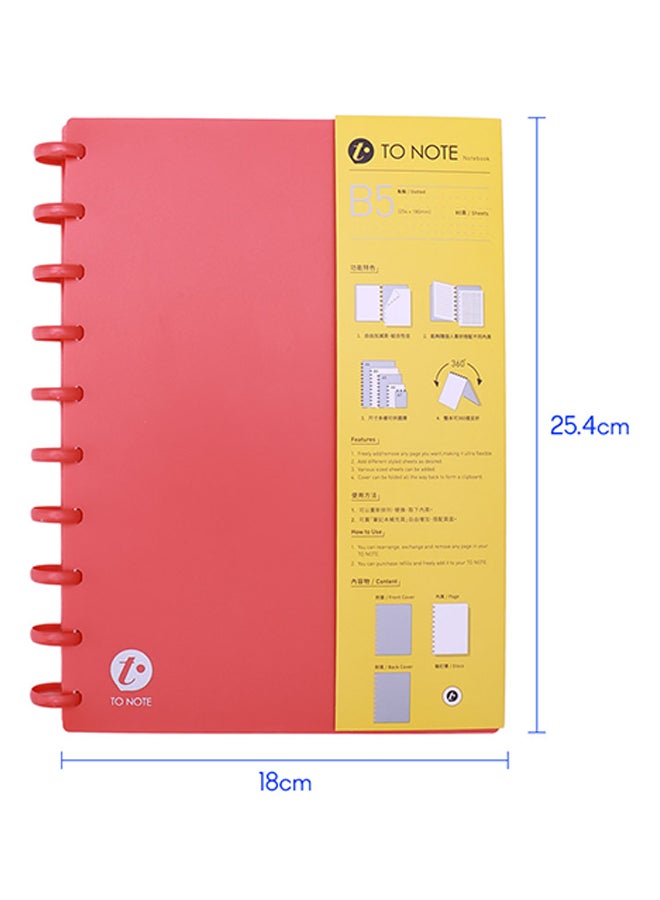 Kw-trio B5 Refillable Hardcover Writing Journal Notebook - Image 2