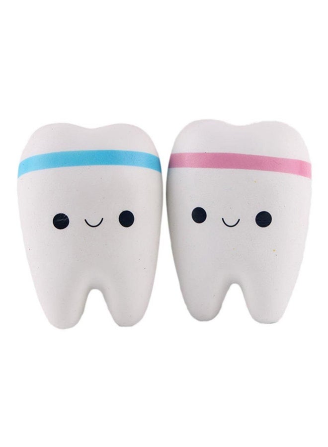 Beauenty 2-Piece Cartoon Tooth Squishy Toy Set - Image 1