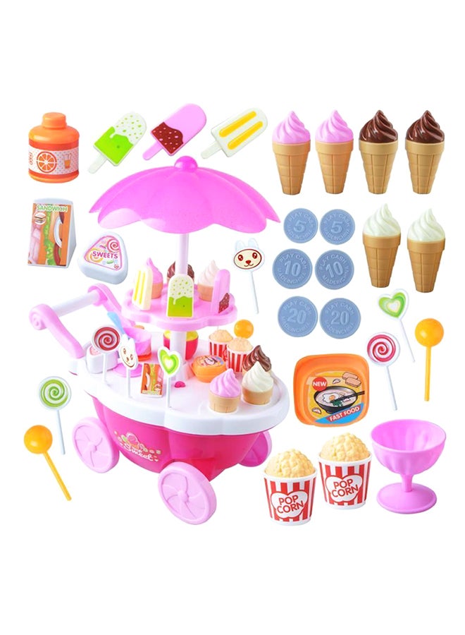 Beauenty Candy Ice Cream Trolley Pretend Playset  - Image 1