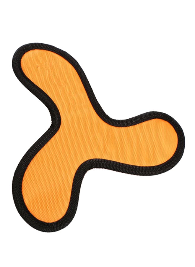 بيوينتي قرص طائر مرن ومقاوم للعض من السيليكون ومغطى بنسيج أكسفورد مناسب للكلاب الصغيرة والكبيرة أصفر/أسود