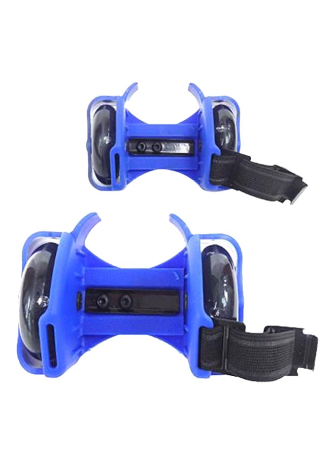 بيوينتي حذاء فلاش رولر دوار للتزلج بشكل سكوتر بعجلات وميضة أزرق