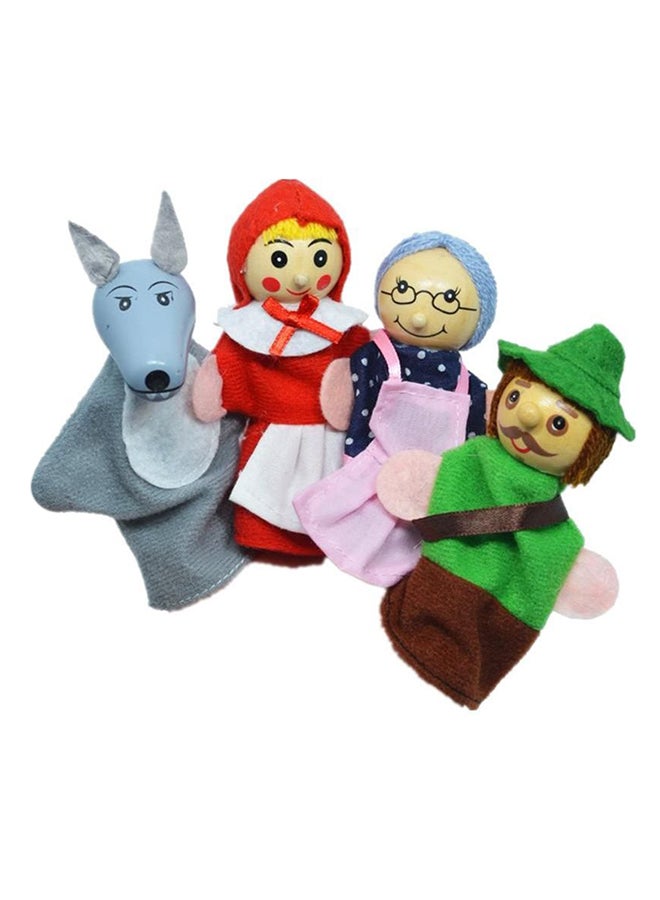 Beauenty - 4-Piece Finger Plush Puppet Toys Set 2.8 x 1.6inch - Image 1