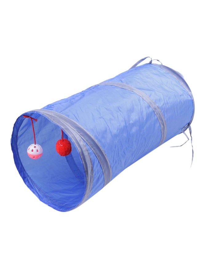 بيوينتي لعبة نفق محمول قابل للطي للقطط الأليفة مع كرات متعدد الألوان - Image 1