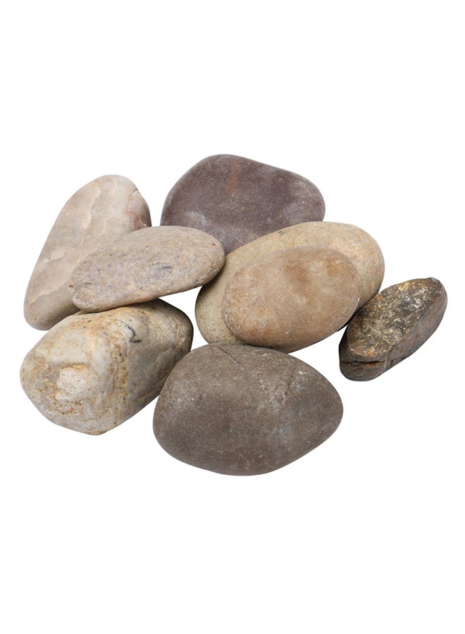 طقم أحجار طبيعية للزينة بوزن 10 كيلوجرامات متعدد الألوان