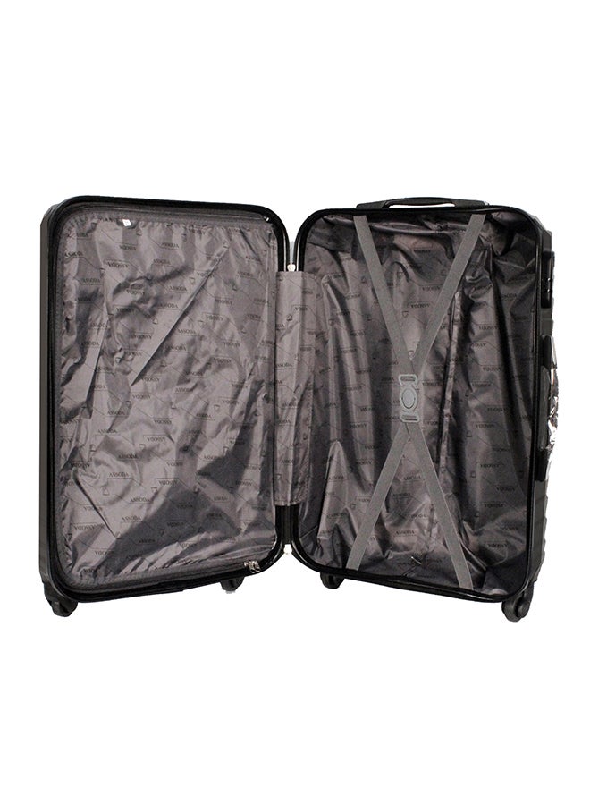 Assoda - 3 Piece Trolley Luggage Set Black - Image 1