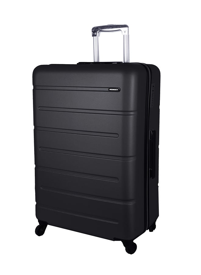 Assoda - 3 Piece Trolley Luggage Set Black - Image 1