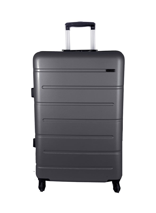 Assoda Hardside 3 Piece Luggage Trolley Set Grey - Image 2