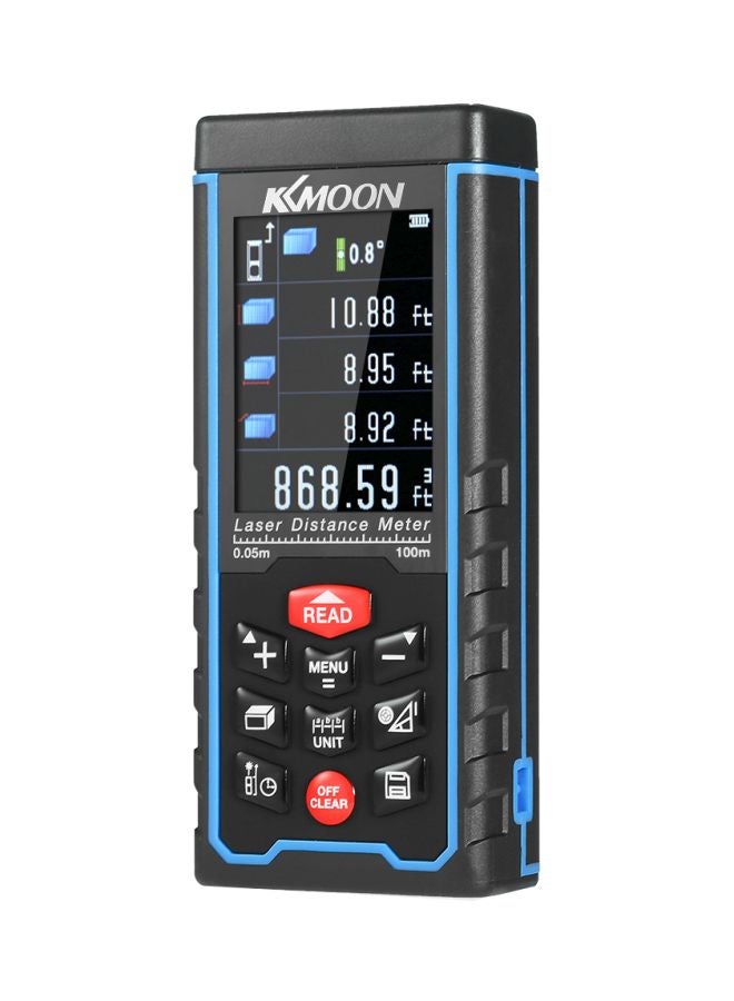 KKmoon Portable Handheld Rechargeable Digital Laser Black/Blue - Image 1