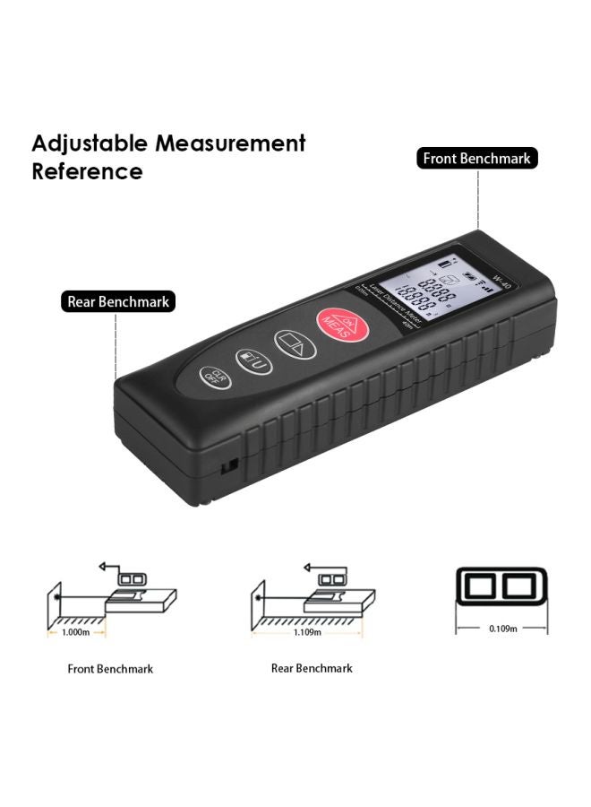 KKmoon Mini Handheld Digital Laser Meter Black  - Image 5