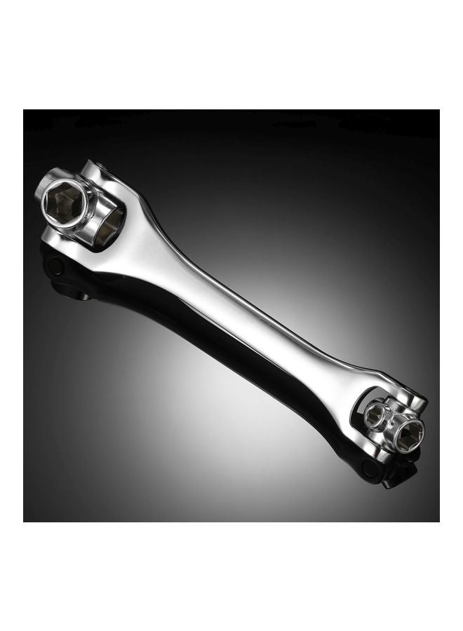 KKmoon - Universal Multifunction Socket Wrench Silver - Image 1