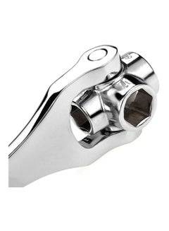 KKmoon Universal Multifunction Socket Wrench Silver  - Image 2