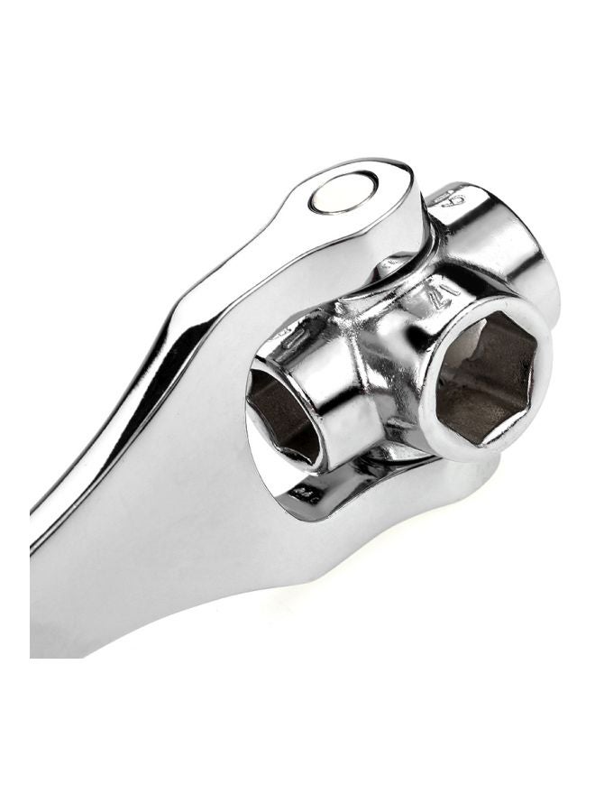 KKmoon - Universal Multifunction Socket Wrench Silver - Image 1