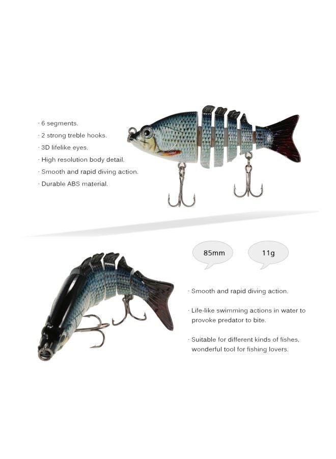 LIXADA Swimbait Trout Fishing Lure 3.3inch  - Image 3
