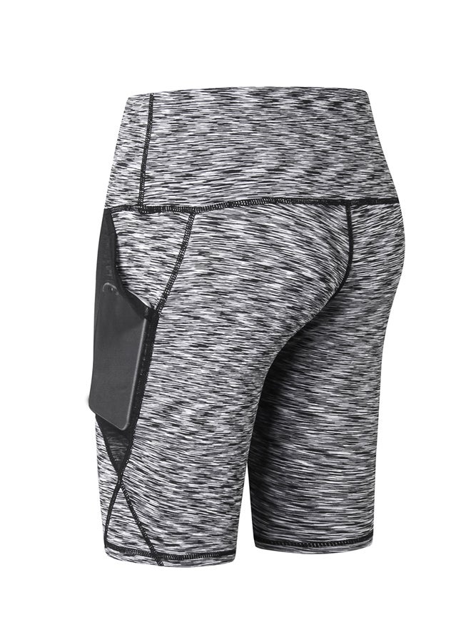 Sports Yoga Short Training Pants Grey  - Image 2