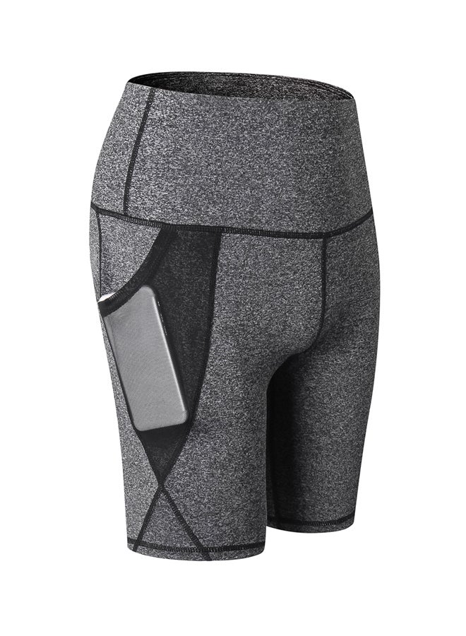 Sports Yoga Short Training Pants Dark gray  - Image 1