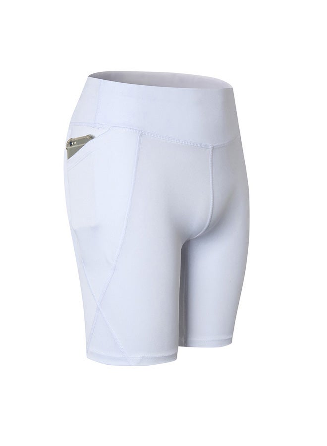 Stretchable High Waist Yoga Short Pants  - Image 1