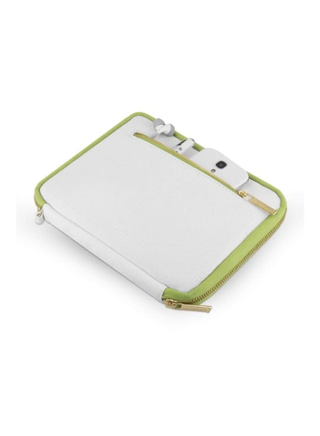 VanGoddy - Protective Sleeve For iRulu eXpro Tablet 7-Inch White/Green - Image 1