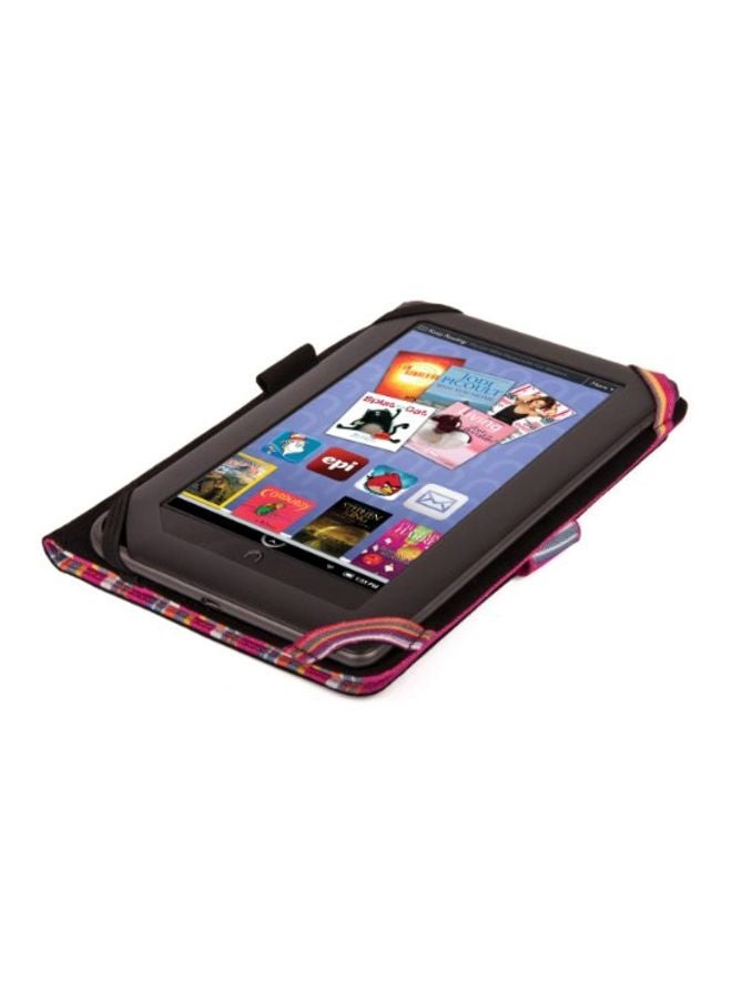 VanGoddy - Portfolio Case For HP Stream 7 / HP 7 G2 / HP 7 G2 Plus/HP Slate 7 VoiceTab 7-Inch Pink/Yellow/Grey - Image 1