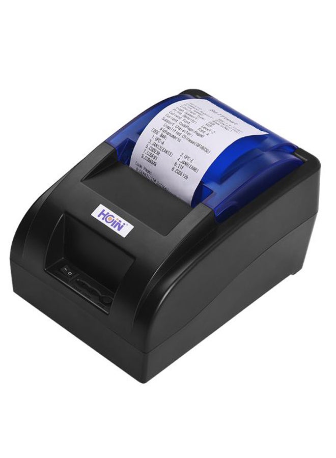 HOIN Portable Wireless Thermal Receipt Printer Black/Blue 