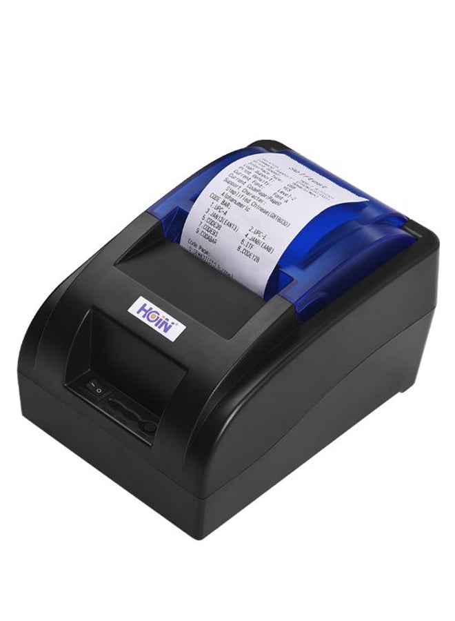 HOIN Portable Wireless Thermal Receipt Printer Black/Blue 