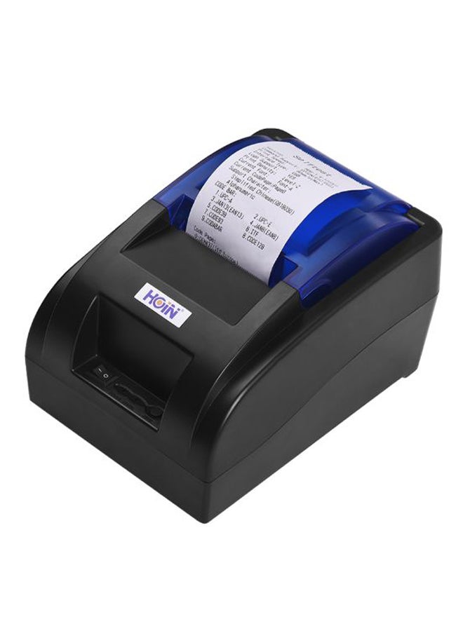 HOIN Portable Wireless Thermal Receipt Printer Black/Blue 