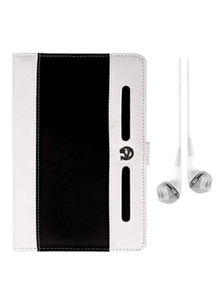 Portfolio Case For Azend Group Corp Envizen V7023D/Dragon Touch Y88x And Y88/NeuTab N7 Tablet With Headphone White/Black - v1558946583/N26162882A_1
