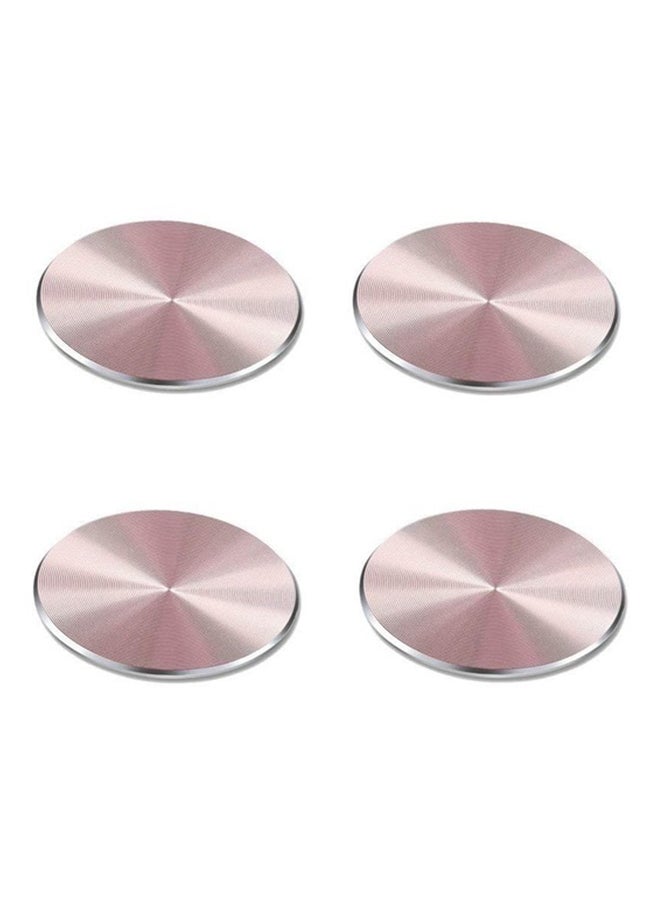 iTelker 4-Piece Mounting Kits Stickers For Universal Magnetic Car Holder Rose Gold