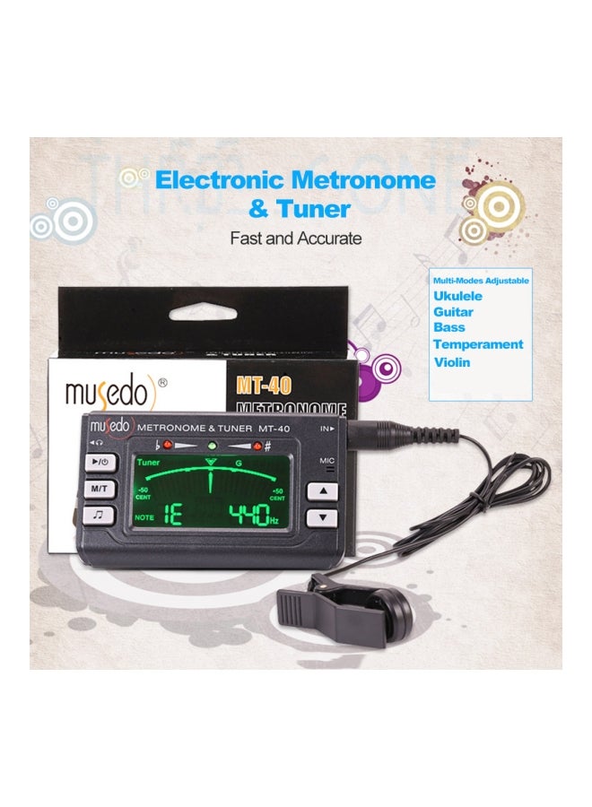 Musedo 3-In-1 Portable Metronome Tuner - Image 2