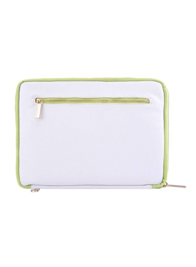 VanGoddy - Protective Sleeve For LG G Pad 8.3 Tablets White/Green - Image 1