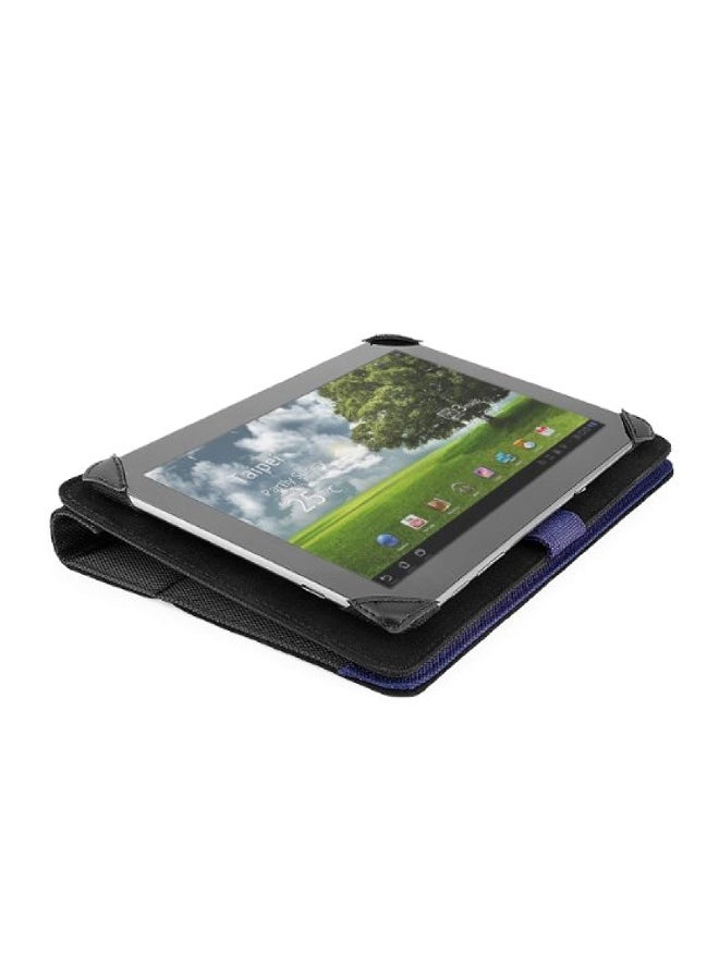 VanGoddy - Protective Folio Case For VitalASC/Azend/Contixo/Chuwi/iRulu Tablets Black/Blue - Image 1
