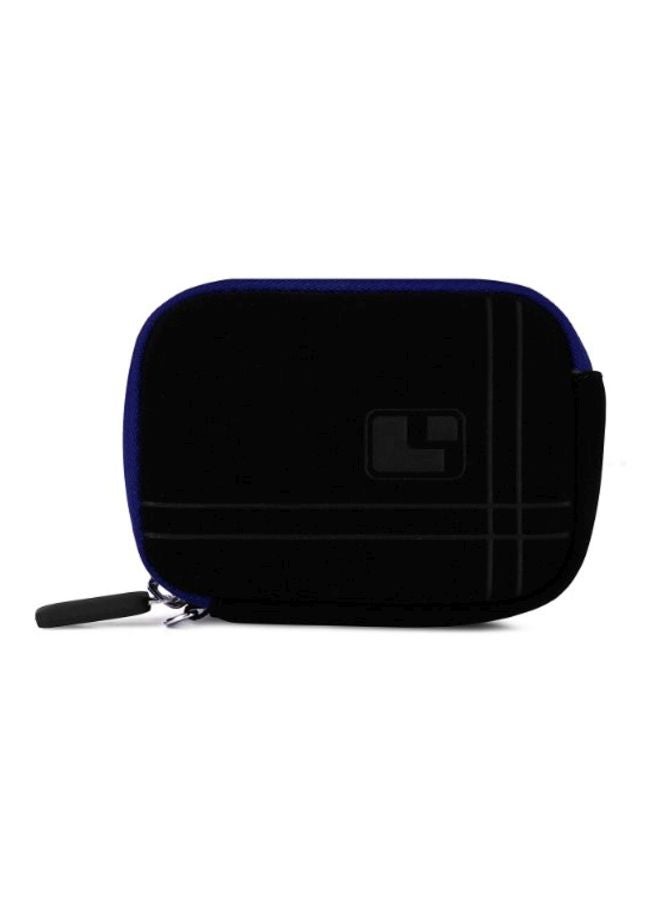 Carrying Case For Casio Exilim EX-Series Digital Cameras With Mini Tripod And Screen Protector Blue/Black