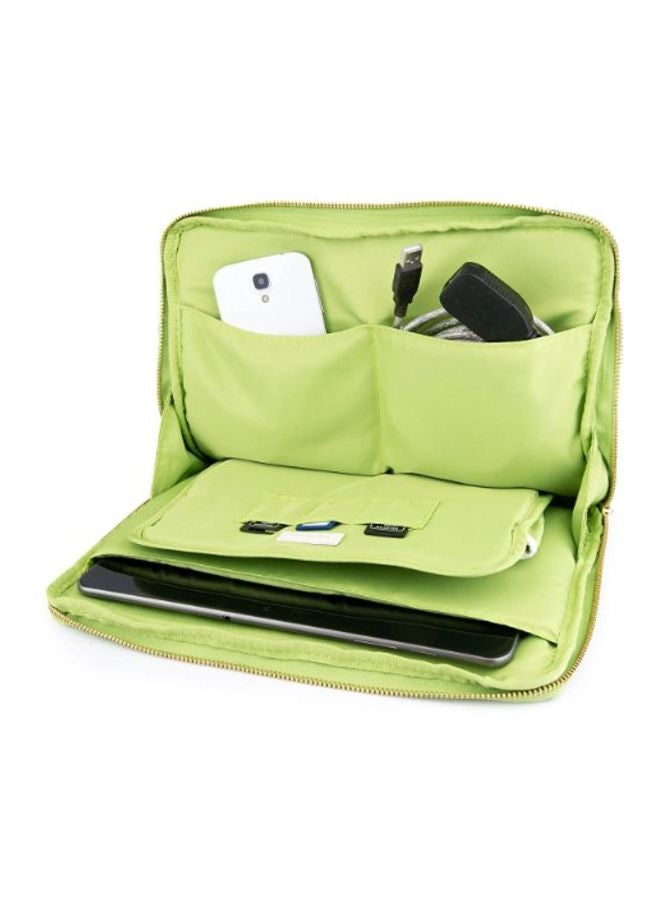 VanGoddy - Protective Sleeve For LG G Pad 8.3 Tablets White/Green - Image 1