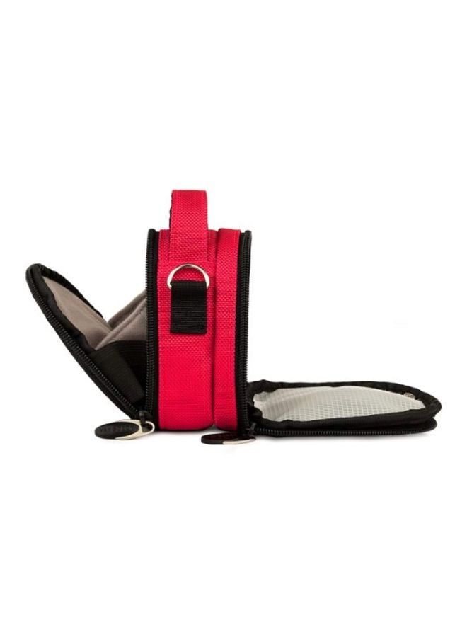 VanGoddy - Protective Carrying Case For Sony Cyber-Shot DSC Series Digital Cameras With Mini Tripod And Screen Protector Pink/Black - Image 1