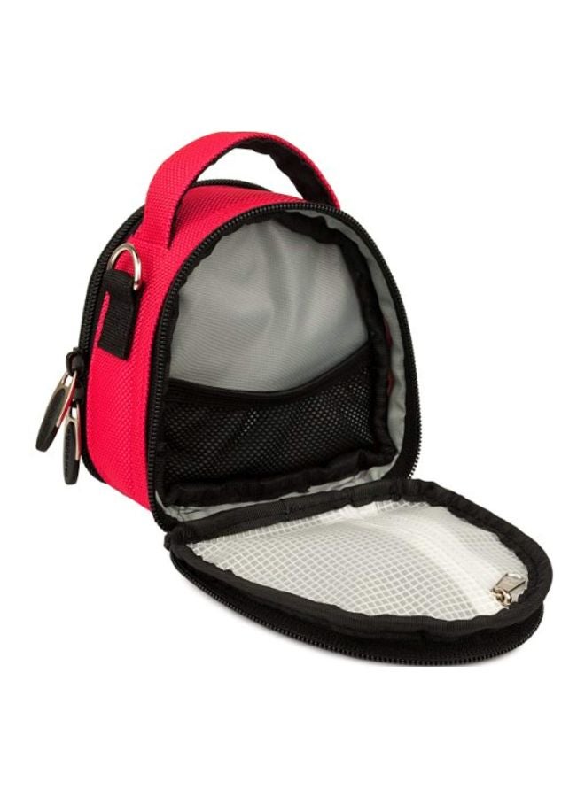 VanGoddy - Protective Carrying Case For Sony Cyber-Shot DSC Series Digital Cameras With Mini Tripod And Screen Protector Pink/Black - Image 1