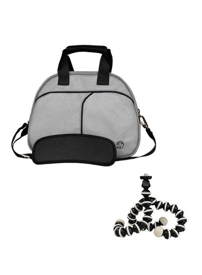 VanGoddy - Protective Camera Bag For Panasonic Lumix DMC-GX7 With Tripod Stand Grey - Image 1