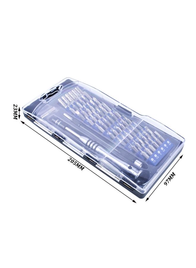 Generic 58-In-1 Mobile Phone Disassemble Screwdriver Set Silver/Black 21x3x10centimeter  - Image 3