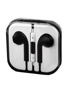 Handsfree Earphones With Mic Black